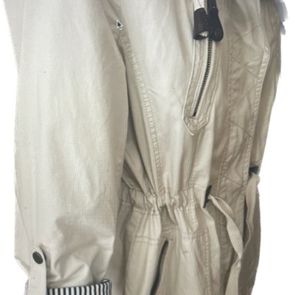 Esprit spring coat coton 2 length sleeves hood zipper pocket ajustable cotton - Picture 12 of 15